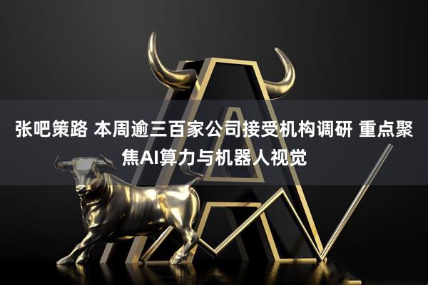 张吧策路 本周逾三百家公司接受机构调研 重点聚焦AI算力与机器人视觉